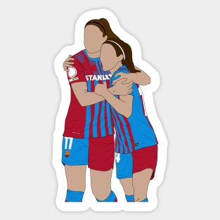 Celebration Alexia Putellas and Aitana Bonmatí Sticker